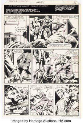 Mike Vosburg and Steve Leialoha Marvel Team-Up #81 Doctor Strange Story Page 16 Original Art (Marvel, 1979). | Heritage