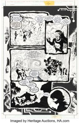 J.H. Williams III and Mick Gray Chase #3 Story Page 6 Original Art (DC, 1998). | Heritage