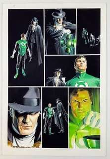 Green Lantern - Alex Ross - Tav. Origin. "Lanterna Verde" - Page volante - EO - (2006) | Catawiki