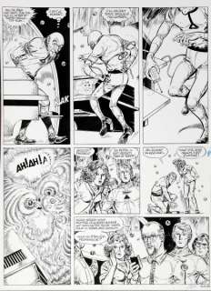 Paape | Luc Orient, planche n°43 Ã  l’encre de Chine de l… | Banque Dessinée