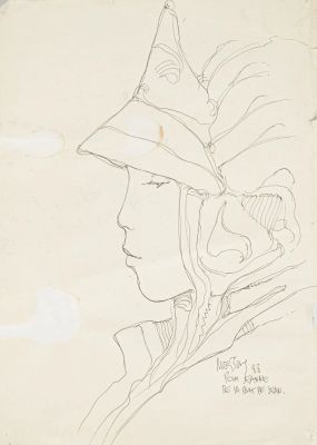 Jean Giraud (1938-2012)... | Lot 242 - Jean GIRAUD (1938-2012) dit Moebius Dessin-dédicace... | misc / divers