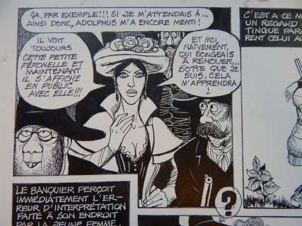 Georges Pichard - Original art page (p 56.) on board - La fleur du Lotus  - (1987) | Catawiki