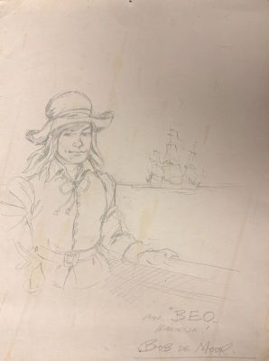 Bob de Moor Très... | Lot 6 - Bob de Moor Très belle dédicace de Cori le Moussaillon... | Tessier Sarrou