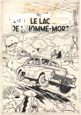 Maurice TILLIEUX (1921-1978) - Lot 137 : Marc Jaguar - Le lac de l‘homme mort