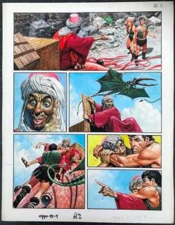 Storm 2 - Originele pagina ’gouache op tekenboard’ - De Laatste Vechter - Original Gouache on board - (1979) | Catawiki