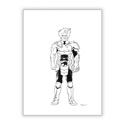 Declan Shalvey | Thundercats vs SilverHawks : Design Sheet - Lion-o | Declan Shalvey