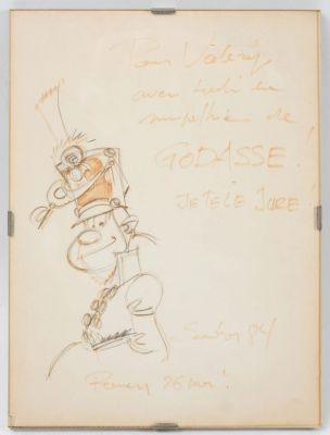Jacques Sandron... | Lot 19 - Jacques SANDRON (1942-2019) Godaille, 1984. Feutre... | Drouot Estimations