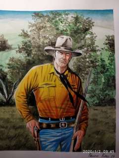 Tex - Fabrizio Russo - illustrazione originale - Loose page