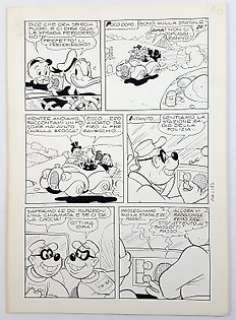 Luciano Gatto - Tav.Origin. n.20 "Paperino e la Brocca Rapita" - Loose page - First edition - (1969)