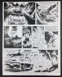 Vance, William - Planche originale - Bob Morane T17 - L’oeil du Samouraï - Signée - Loose page - First edition - (1973) | Catawiki