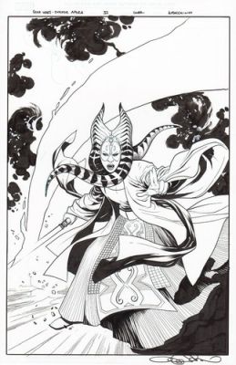 EMANUELA LUPACCHINO - Tavola originale Star Wars Doctor Aphra #32 Cover Shaak Ti | eBay Europe (Buy It Now)