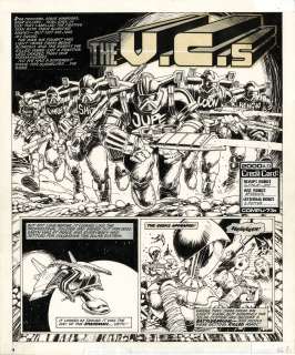 Mike Mick McMahon - the vcs first episode! 2000ad prog 140 page 10 - mick / mike mcmahon art
