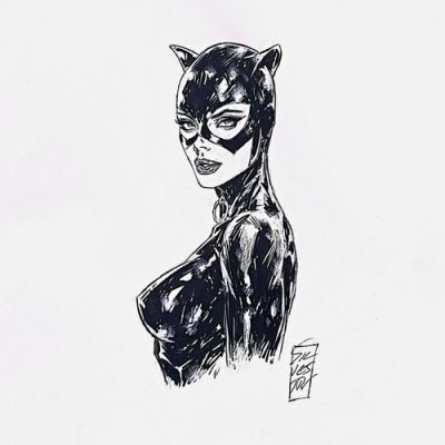 Catwoman Original Art by Marc Silvestri 9x12 with COA | eBay US (Buy It Now)