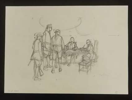 PELLERIN 2000 Crayonné à la mine de plomb : l’Epervier T5 Pl8… | Laval Enchères