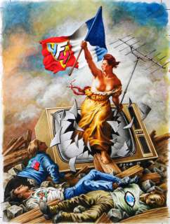 jean Solé - Télérama – Couverture  » Eugène Delacroix  » – illustration originale