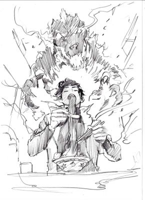 Ito | Godzilla #11 Cover Pencil Prelim | Kirby’s Comic Art