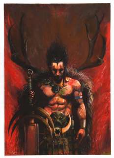 2000AD: Slaine - an original painted artwork by Martin Simmons (2016) | Ewbank’s