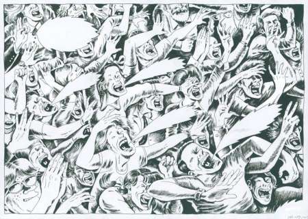 Krzysztof Owedyk, Prosiak | BÄ™dziesz smaÅ¼yÄ‡ siÄ™ w piekle, strony 298-299 | ArtKomiks Aukcje