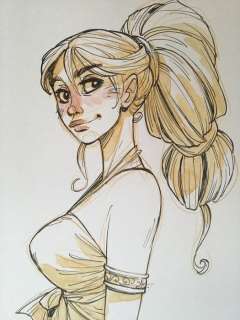 Barbucci, Alessandro - Dessin originale couleur - EkhÃ¶ monde miroir | Catawiki