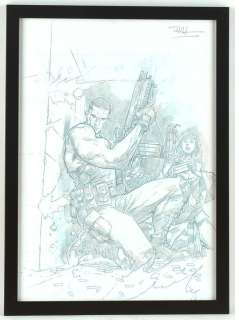Trevor Hairsine original cover art for Bloodshot Salvation No. 8 1:50 Retailer variant cover E… | Ewbank’s