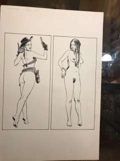 Massimo Rotundo - Illustrazione originale pin-up - Loose page | Catawiki