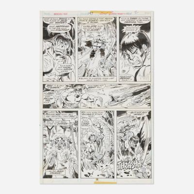 Sal Buscema And Joe Staton | Incredible Hulk #197 Story Page 2 Original Art (Marvel Comics, 1975) | Landry Pop Auctions