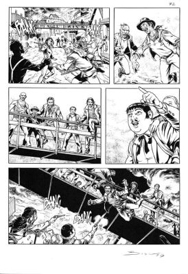 Paolo Bisi | ZAGOR N.714 ZOMBI A DARKWOOD PAGINA 76 | Avalon Comic Art
