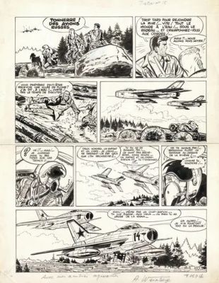 Albert Weinberg... | Lot 160 - Albert WEINBERG (1922-2011) Dan Cooper - Fantôme 3... | Tessier Sarrou