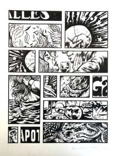 Kriek, Erik - Originele pagina - ’Mens’ - Alles Gaat Kapot - (2018) | Catawiki