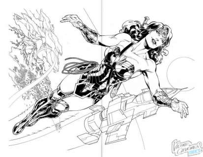 Vicente Cifuentes - Wonder Woman #84 (750) pages 20-21