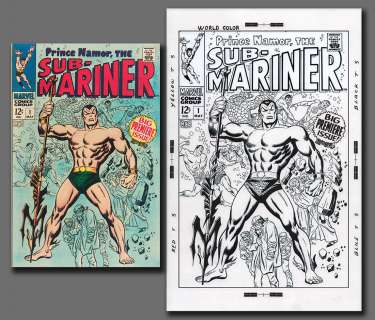 Sub-Mariner # 1 (2011) Cover Recreation by Bruce McCorkindale