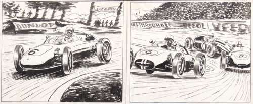 Boivent | Ensemble de deux illustrations Ã  l’encre de Chine… | Banque Dessinée