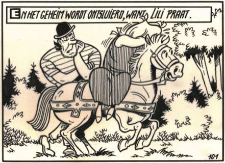 Suske en Wiske - De zingende zwammen / Les Champignons chanteurs - Originele pagina - (p.51) - met luxe groot formaat hc - (1960/2020) | Catawiki