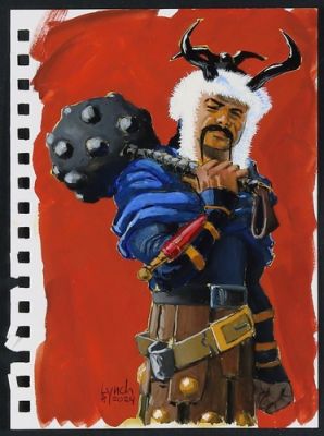 Hogun the Grim (Warriors Three) Painting by Michael Lynch | eBay US (Buy It Now)