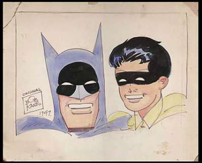 BOB KANE ORIGINAL ART Painting | ComicConnect