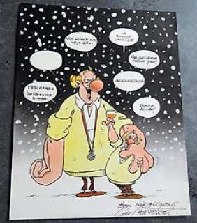 Carpentier, Louis-Michel - Original drawing in colour  - Du côté de chez Poje