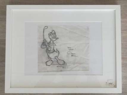 Original pencil artwork by American Disney artist Patrick Block - Going Golfing - Original artwork - (1998) | Catawiki