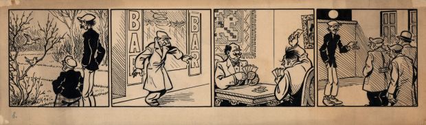 Wacław Drozdowski | Przygody Wicka i Wacka, pasek komiksowy | Galeria Komiksu
