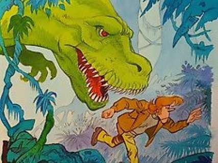 Maltaite, Eric - Dessin original couleur - 421 - Couverture Journal Spirou 2293 - (1981) | Catawiki