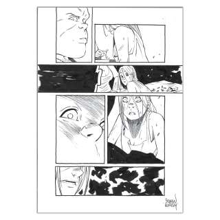 Sylvain Repos – Lowreader 5 | L’Ultime Samouraï de la Route 66 - Planche originale page 55 | Achetez de l’Art