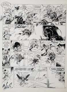 Crisse, Didier - Planche originale - L’Epée de Cristal T2 - Le Regard de Wenlok - (1991) | Catawiki