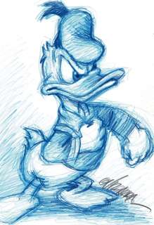 Angry Donald - Original Sketch - Joan Vizcarra - Original Art | Catawiki
