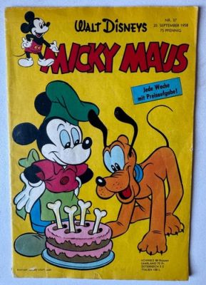 Micky Maus 1958 Heft 37 in TOP Zustand | eBay Europe (Buy It Now)