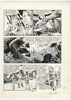 Tex #349 - Fabio Civitelli - original page "Abissi" - Loose page - (1989) | Catawiki
