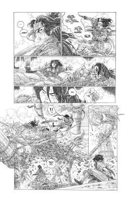 James Stokoe | Orphan and the Five Beasts: Bath of Blood Issue #4, Page 18 | Marley Zarcone / James Stokoe