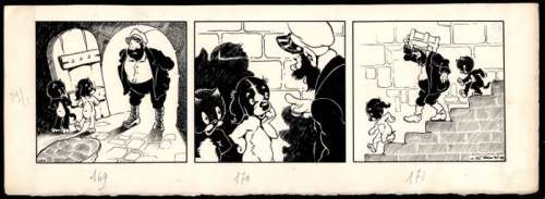 Calvo, Edmond-François - Originele strook - Coquin le petit Cockèr - (1946/1948) | Catawiki