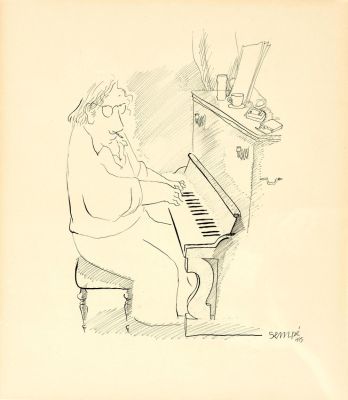 Lot 416 - SEMPÉ, JEAN-JACQUES: Musicien. | misc / divers