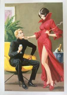 Alan Ford - S. Baraldi - illustrazione originale omaggio a Magnus - Loose page - Tempera | Catawiki