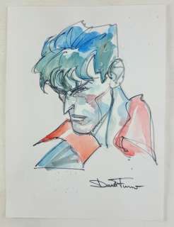 Dylan Dog - Davide FurnÃ² - Illustr. Origin. "L’Indagatore dell’Incubo" - Firmata - Loose page - (2018) | Catawiki