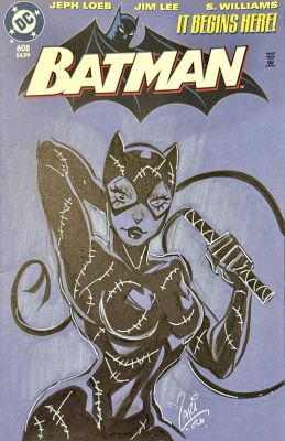 Catwoman Sketch by Mariana Moreno | Raremarq (Buy It Now)